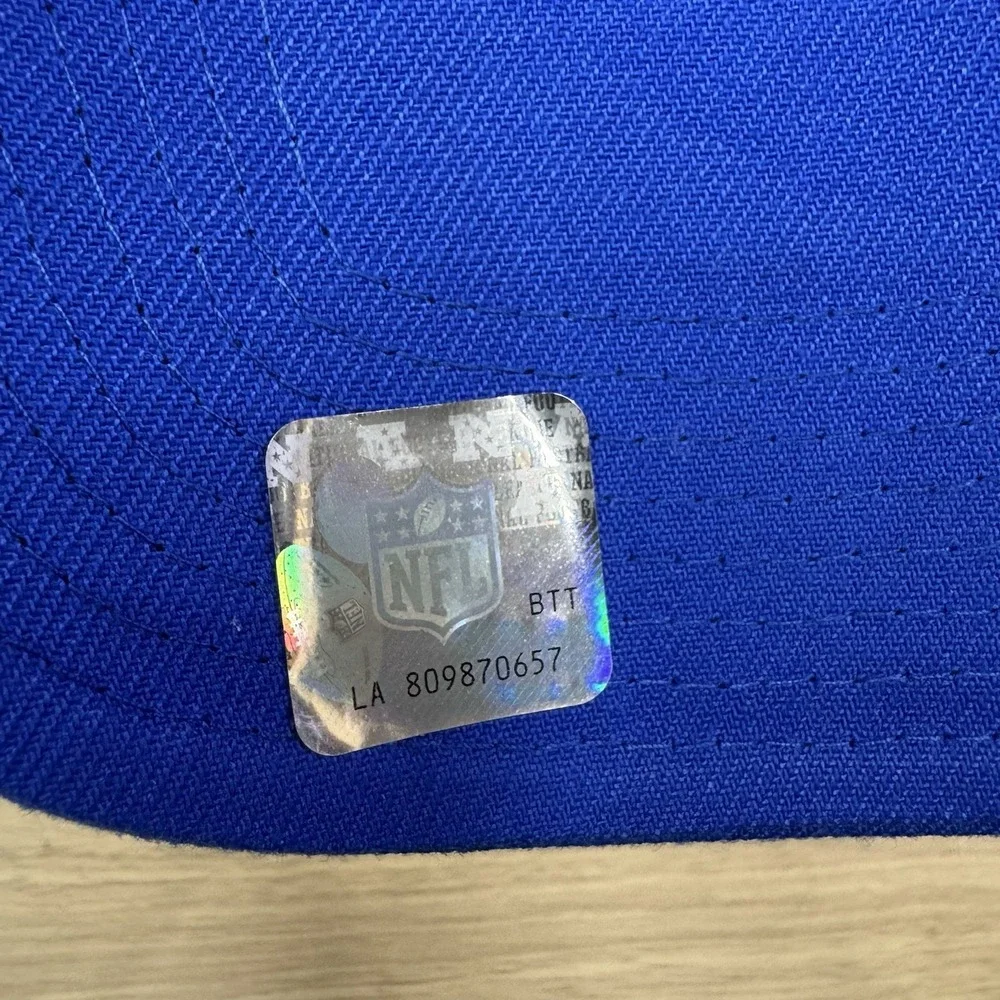 LA Rams Hat Cap Strap Back Blue‎ Super Bowl LVI Patch Adult Unisex NFL Football